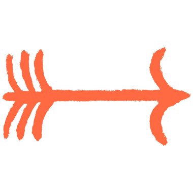 Ok işareti kroki Brushstroke