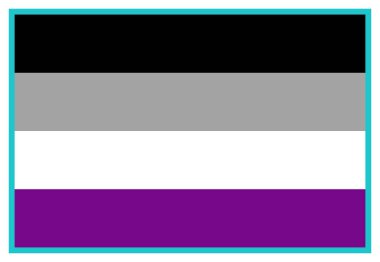 Eşeysiz ve Demisexual gurur bayrağı