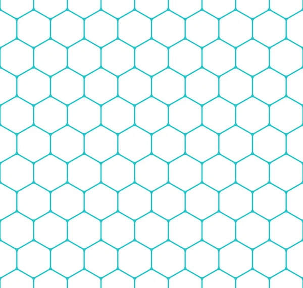 Patrón sin costura Honeycomb Hexagon Shapes — Vector de stock