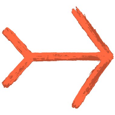 Ok işareti kroki Brushstroke