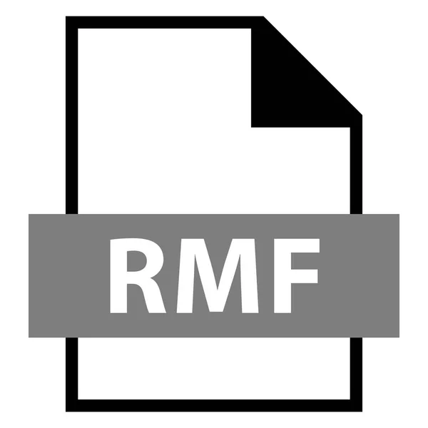 ファイル名拡張子の Rmf 型 — ストックベクタ
