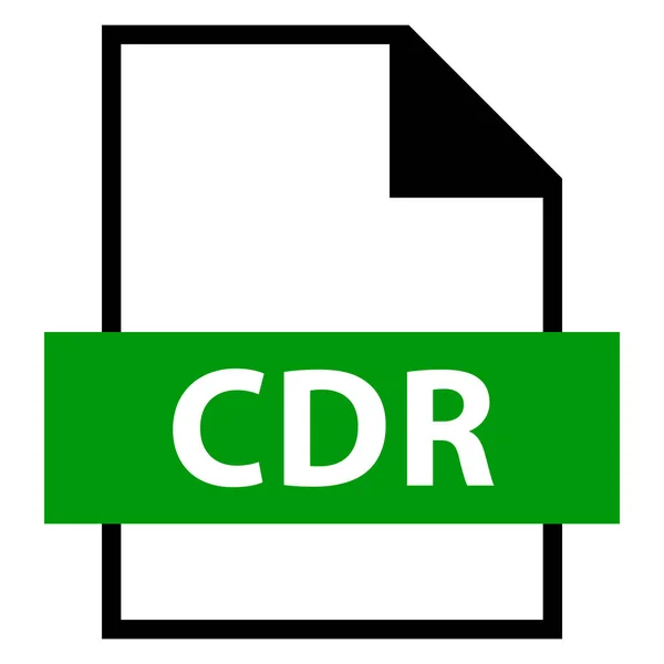 ファイル名拡張子 Cdr タイプ — ストックベクタ