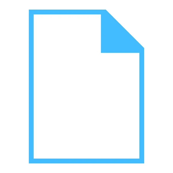 ファイルの種類アイコン空の記号 — ストックベクタ