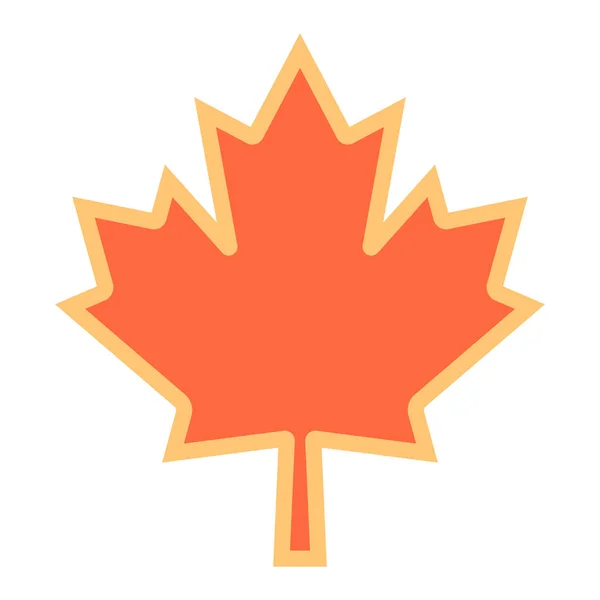 Canadian Maple Leaf Symbol — Stock Vector