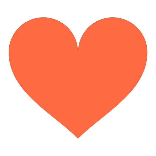 Знак сердца как икона Любимая кнопка — стоковый вектор