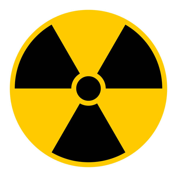 Ionizing Radiation Symbol Attention Danger Warning Sign