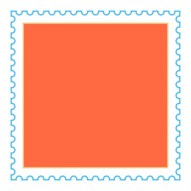 Boş kare posta pulu