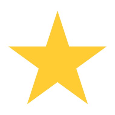 Düz yıldız simgesi en sevdiğim yer imi düğmesini