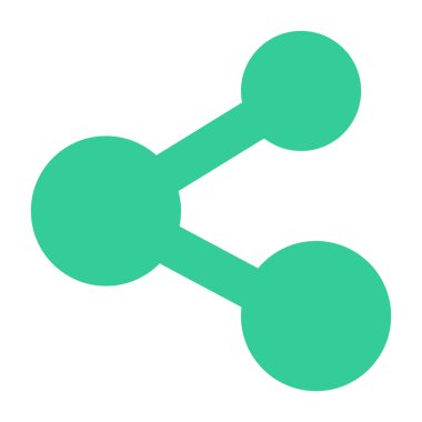 Düz pay kutsal kişilerin resmi paylaşım işareti düğmesini yayımlamak