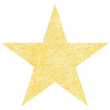 Boya doku ile yıldız şekli