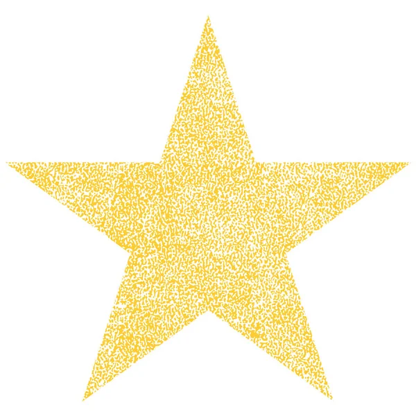 Boya doku ile yıldız şekli