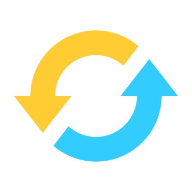 Düz döngü simgesini tekrar işareti arabirimi düğmesini yeniden