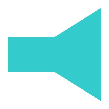 Düz Cilt simgesini hoparlör hoparlör arabirimi düğmesini