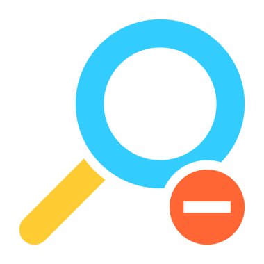 Düz büyüteç simgesinin Büyüteç Büyüteç düğmesini