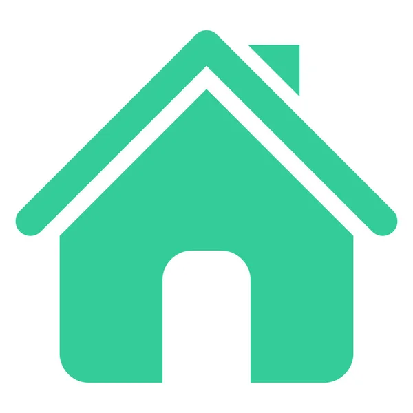 Casa plana ícone casa sinal web internet botão — Vetor de Stock