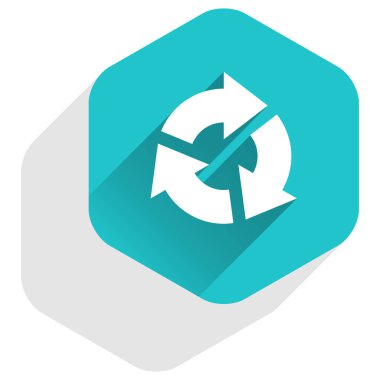 Düz ok işareti tekrarlama kutsal kişilerin resmi altıgen düğme