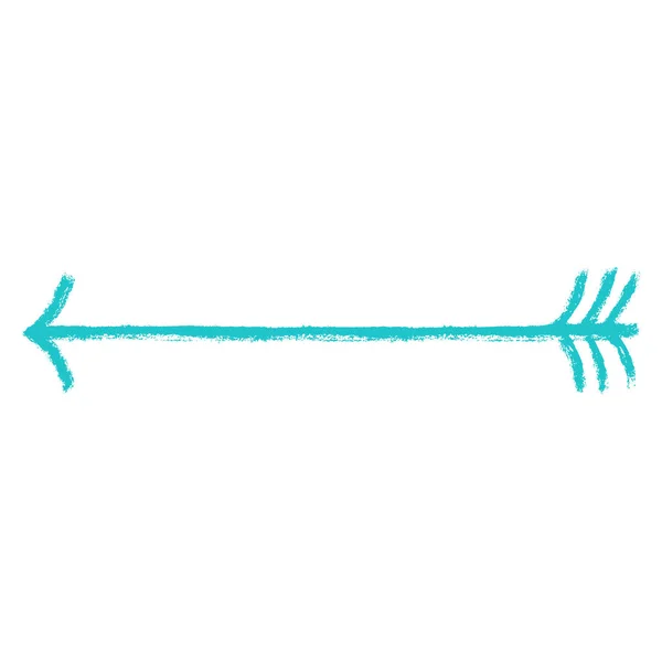 矢印シンボルのブラシ ストロークのテクスチャ — ストックベクタ