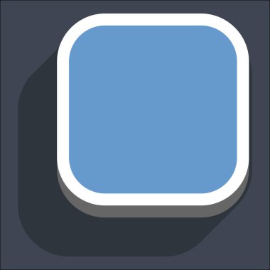 Düz boş Meydanı Web Internet düğmesi