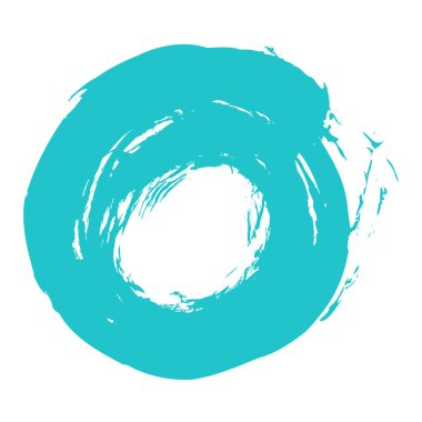 Brushstroke daire formu