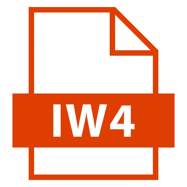 Nom de fichier Extension IW4 Type — Image vectorielle