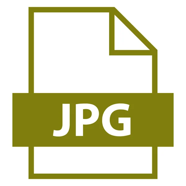 Nombre de archivo Extensión JPG Type — Vector de stock