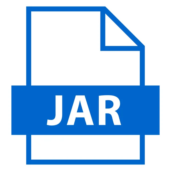 Nome do arquivo Extensão JAR Tipo — Vetor de Stock