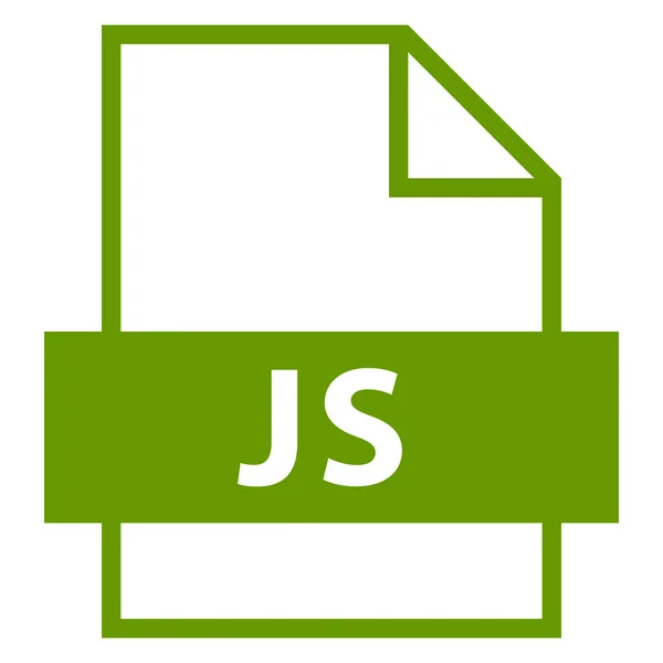 Nombre de archivo Extensión JS Type — Vector de stock