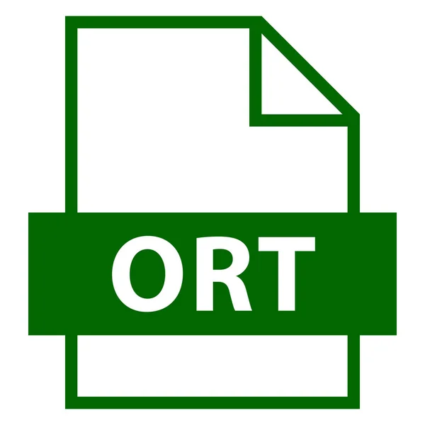 Nombre de archivo Extension ORT Type — Vector de stock