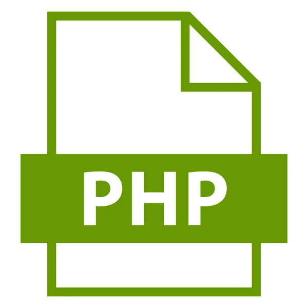 Extensión de nombre de archivo PHP Type — Archivo Imágenes Vectoriales