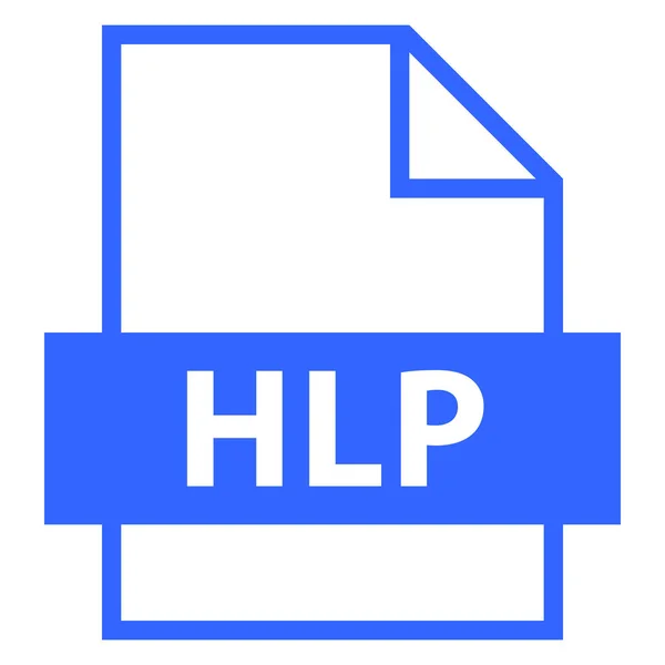 Nombre de archivo Extension HLP Type — Vector de stock