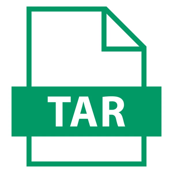 Nombre de archivo Extension TAR Type — Vector de stock