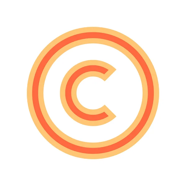 Copyright Symbol Sign — Stock Vector