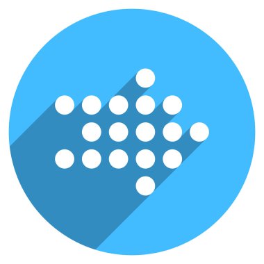 Ok işareti dijital görüntü daire simgesi yol açtı.