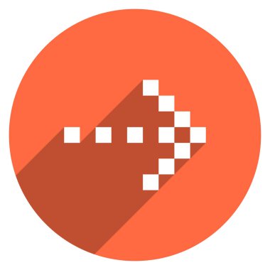 Ok işareti dijital görüntü daire simgesi