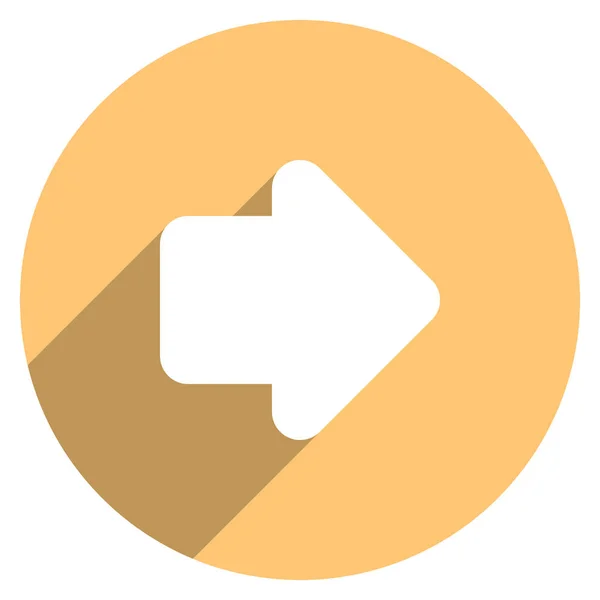 Icono de círculo de signo de flecha — Vector de stock