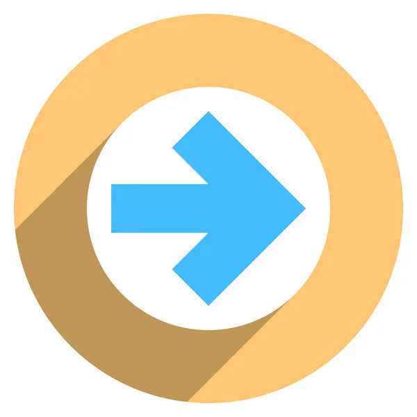 Teken cirkel pijlpictogram — Stockvector