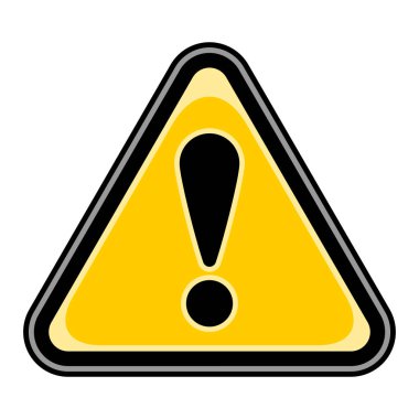 Ünlem İşareti İşareti Uyarı Dikkat Tehlike Simgesi