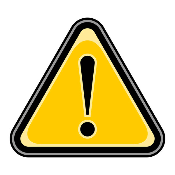 Знак восклицательного знака Предупреждение опасности Знак внимания
