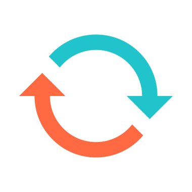 Ok işareti döndürme simgesini yeniden yükle simgesi yenile düğmesi