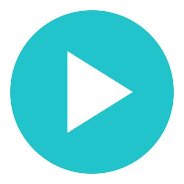 Ok işareti oyun daire simgesi