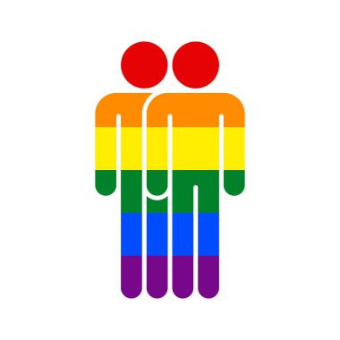 İnsanlar Lgbt hareketinin Gökkuşağı bayrağı