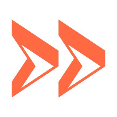 3D ok işareti üç boyutlu simgesi