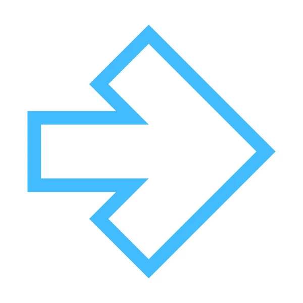 Symbol wskaźnika ikona strzałki znak nawigacji — Wektor stockowy