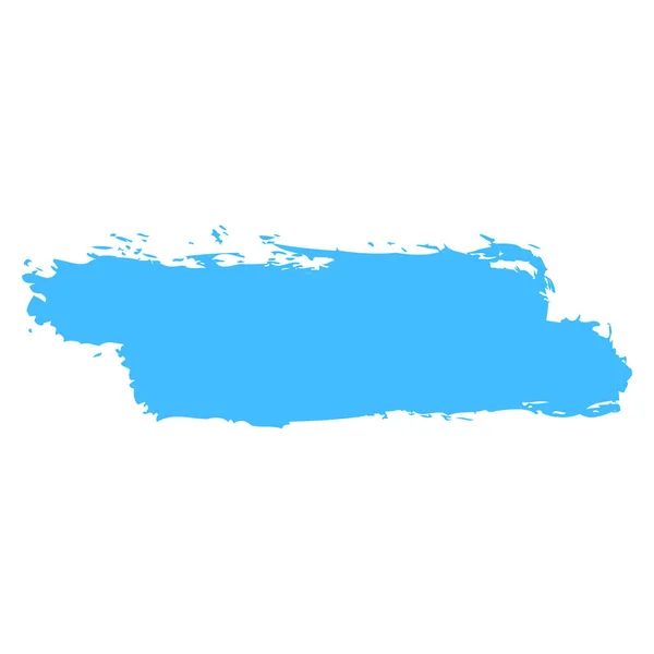Mavi Brushstroke boya — Stok Vektör