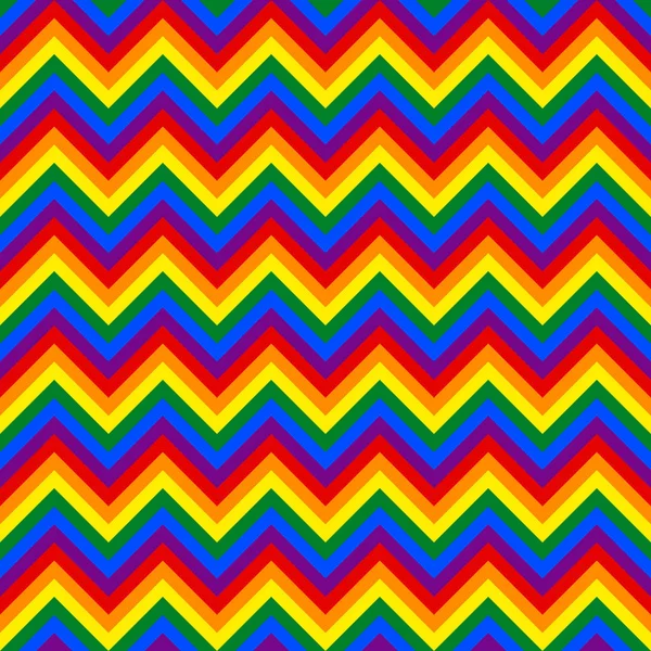 Seamless mönster i färgerna hbt-Regnbågsflaggan — Stock vektor