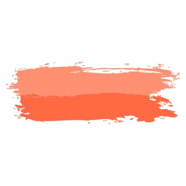 İki kırmızı renk tonu Brushstroke boya