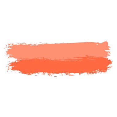İki kırmızı renk tonu Brushstroke boya