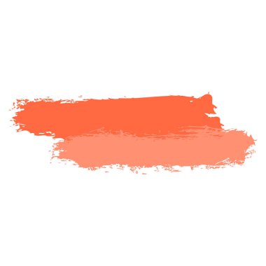 İki kırmızı renk tonu Brushstroke boya