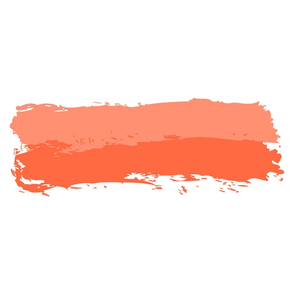Peinture Brushstroke à deux tons rouges — Image vectorielle