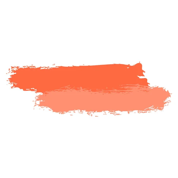 Peinture Brushstroke à deux tons rouges — Image vectorielle